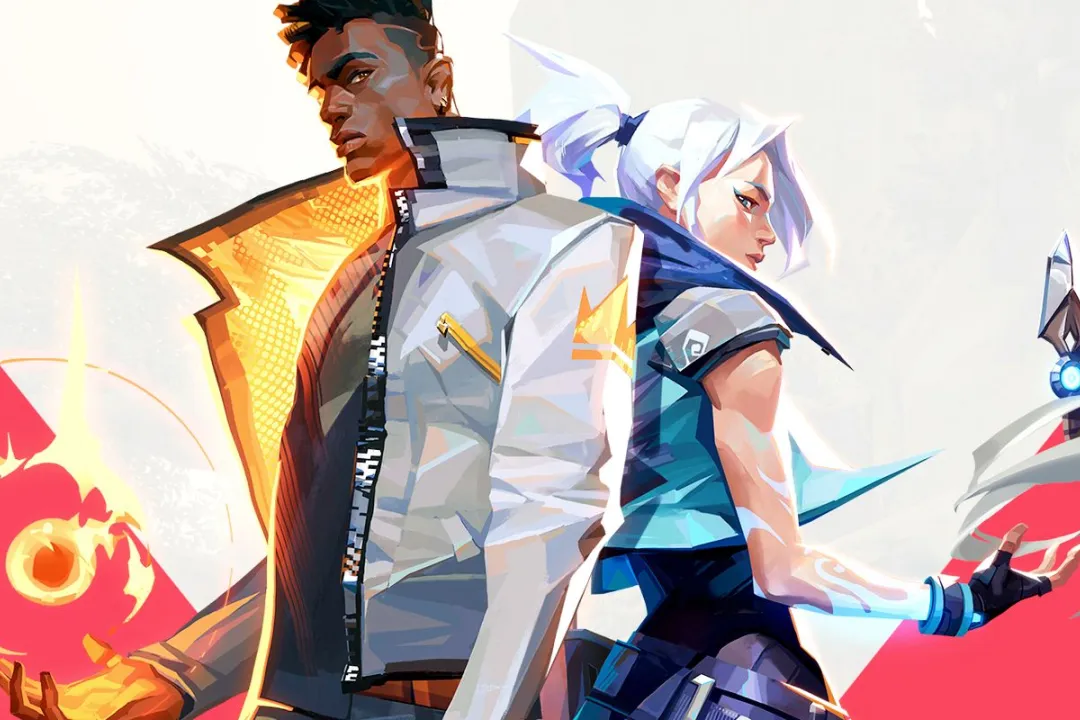 The characters Phoenix and Jett from Valorant